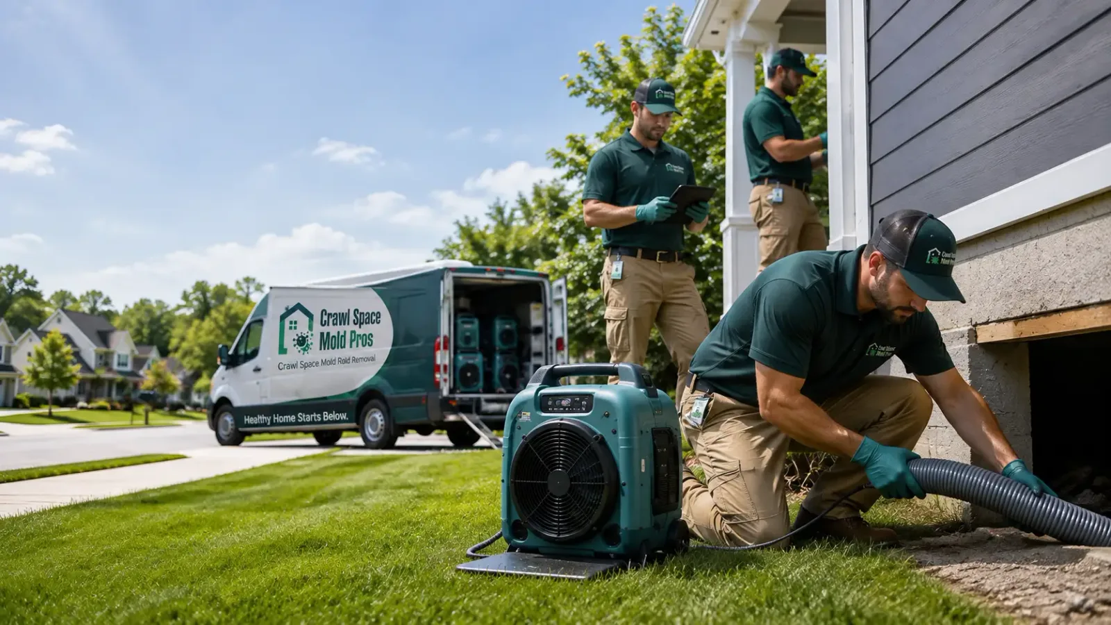 Crawl Space Mold Removal in Greenbush, VA